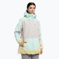 Kurtka snowboardowa damska ROXY Ravine Hoodie. Białe kurtki narciarskie Roxy, xs, bez wzorów, bez kaptura, narciarskie. W wyprzedaży za 814.70 zł.