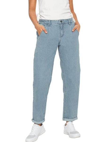 WITT WEIDEN Dżinsy - Boyfriend fit - w kolorze błękitnym rozmiar: 40. Czerwone jeansy WITT WEIDEN, bez wzorów. Za 43.99 zł.