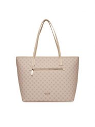 Nine West Torebka JH6389-NW Beżowy. Brązowe shopper Nine West, bez wzorów, z materiału, bez dodatków. Za 249.99 zł.