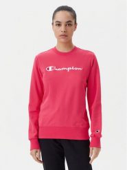 Champion Bluza 117752 Różowy Regular Fit. Czerwone bluzy Champion, l, bez wzorów, z bawełny, bez kaptura. Za 139.99 zł.