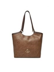 Nobo Torebka BAGT040-K017 Brązowy. Brązowe torebki klasyczne Nobo, bez wzorów, ze skóry, bez dodatków. Za 129.99 zł.