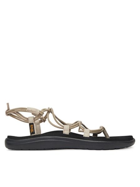 Teva Sandały Voya Infinity 1019622 Beżowy. Brązowe sandały Teva, bez wzorów, z materiału, bez obcasa, na płaskiej podeszwie, bez zapięcia. Za 199.99 zł.