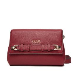 Torebka Guess. Czerwone listonoszki Guess, z aplikacjami, bez dodatków. Za 589.99 zł.