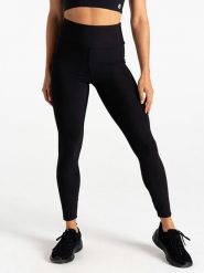 Dare 2b Legginsy sportowe "Hustle" w kolorze czarnym rozmiar: 46. Czarne legginsy Dare 2b, bez wzorów, z materiału, outdoorowe. Za 79.21 zł.