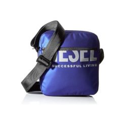 Saszetka turystyczna Diesel Boldmessage. Niebieskie torby na ramię Diesel, bez wzorów, sportowe, bez dodatków. Za 216.70 zł.