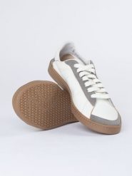 JOLANA & FENENA Skórzane sneakersy w kolorze biało-szarym rozmiar: 36. Białe trampki JOLANA & FENENA, bez wzorów, bez zapięcia. Za 184.02 zł.