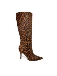 Guess Kozaki FLFGSS LEA11 Brązowy. Brązowe kozaki Guess, ze skóry, bez obcasa, na szpilce, bez zapięcia. Za 1,259.00 zł.