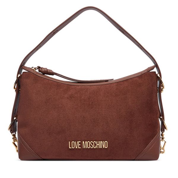 Torebka LOVE MOSCHINO. Brązowe torebki klasyczne Love Moschino, bez wzorów, bez dodatków. Za 879.99 zł.