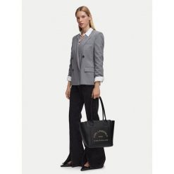 Torebka KARL LAGERFELD. Czarne shopper KARL LAGERFELD, bez wzorów, bez dodatków. Za 1,299.00 zł.