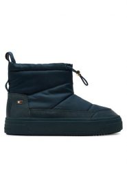 Tommy Hilfiger Śniegowce Flag Nylon Mini Snowboot FW0FW08334 Granatowy. Niebieskie trapery i śniegowce TOMMY HILFIGER, z materiału. Za 699.99 zł.