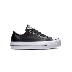Buty Converse Chuck Taylor All Star Lift Ox Czarny. Czarne trampki Converse, bez wzorów, bez zapięcia. Za 309.99 zł.