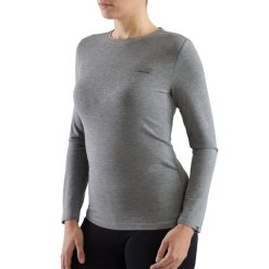 Koszulka longsleeve damska Viking Teres z przędzy bambusowej i wełny Merino. Czarne bluzki Viking, l, bez wzorów, z wełny, sportowe, bez kołnierzyka, bez ramiączek. W wyprzedaży za 149.99 zł.