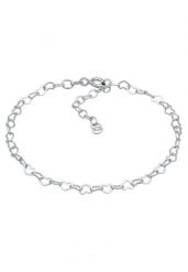 Elli Damski pierścionek Heart Love połączenie ze srebrem próby 925 Sterling Silver Bransoletki 1 ct. Szare bransoletki Elli, srebrne. Za 173.39 zł.