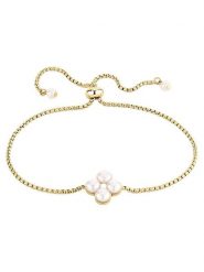 Tamaris Bransoletka z elementami ozdobnymi rozmiar: onesize. Bransoletki Tamaris, z perłą, ze stali. Za 121.99 zł.