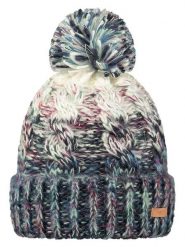 Barts Czapka "Iska" w kolorze granatowym rozmiar: onesize. Niebieskie czapki Barts, z aplikacjami, ze splotem. Za 135.17 zł.