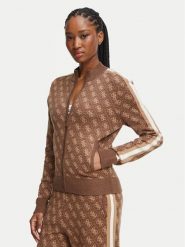 Guess Kardigan V6BR03 Z1482 Brązowy Regular Fit. Brązowe kardigany Guess, xl, z aplikacjami, z syntetyku. Za 445.99 zł.