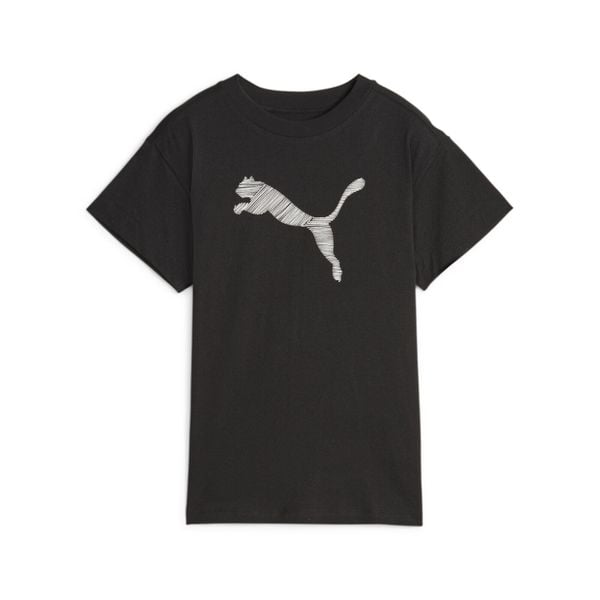 Puma T-shirt Damski Relaxed Czarny XL. Czarne koszulki sportowe Puma, xl, bez wzorów, z bawełny, bez kołnierzyka, bez ramiączek. Za 169.99 zł.
