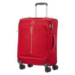 Samsonite Walizka podróżna Popsoda 55 cm czerwona. Czerwone walizki Samsonite, bez wzorów. W wyprzedaży za 532.00 zł.