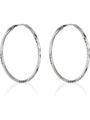 OR ÉCLAT Złote kolczyki-kreole "Créoles twistées" rozmiar: onesize. Szare kolczyki OR ÉCLAT, złote. Za 336.61 zł.