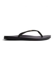 Reef Japonki "Cushion Slim" w kolorze czarnym rozmiar: 38,5. Czarne klapki Reef, bez wzorów, z otwartym noskiem, bez obcasa. Za 145.26 zł.