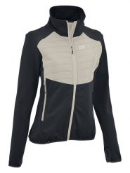Maul Sport Kurtka hybrydowa "Karkopf Ultra" w kolorze czarno-beżowym rozmiar: 46. Brązowe kurtki sportowe Maul Sport, bez wzorów, bez kaptura, outdoorowe. Za 215.21 zł.