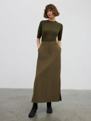 BGN Spódnica w kolorze khaki rozmiar: 40. Brązowe spódnice BGN, na co dzień, bez wzorów, maxi, proste. Za 78.99 zł.