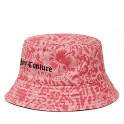 Kapelusz Juicy Couture. Czerwone kapelusze Juicy Couture, bez wzorów. Za 89.99 zł.