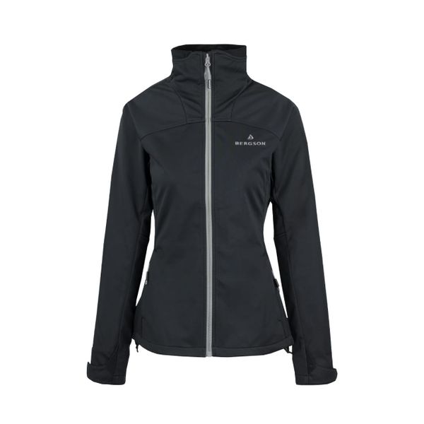 Kurtka softshell damska Context ss 2. Czarne kurtki sportowe BERGSON, m, bez wzorów, z softshellu, bez kaptura, trekkingowe. Za 254.00 zł.