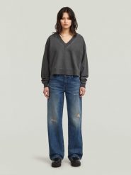 G-Star Bluza w kolorze szarym rozmiar: XL. Szare bluzy G-Star, xl, bez wzorów, z bawełny, bez kaptura. Za 194.95 zł.