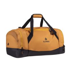 Torba sportowa, podróżna Alpinus Avila 60 litrów. Żółte torby na ramię Alpinus, bez wzorów, z materiału, sportowe, na ramię, bez dodatków. Za 169.99 zł.