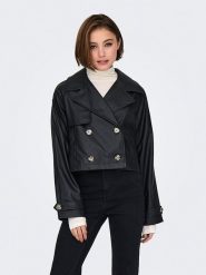 ONLY Kurtka przejściowa w kolorze czarnym rozmiar: XS. Czarne kurtki Only, xs, bez wzorów, bez kaptura. Za 113.99 zł.