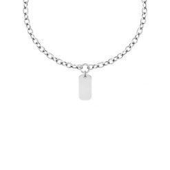 Naszyjnik Łańcuch No.1 z posrebrzanym Nieśmiertelnikiem 3 cm. Naszyjniki Lilou, posrebrzane. Za 463.00 zł.