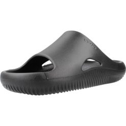 Sandały CROCS MELLOW RECOVERY SLIDE Czarny. Czarne sandały Crocs, bez wzorów, z gumy, eleganckie, bez obcasa, bez zapięcia. Za 219.99 zł.