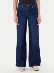 Wrangler Jeansy World Wide 112372996 Granatowy Wide Leg. Niebieskie jeansy Wrangler, bez wzorów. Za 429.99 zł.