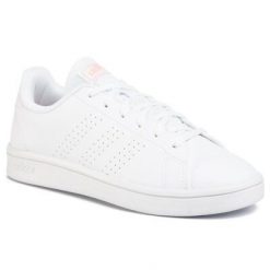 ADIDAS ADVANTAGE BASE EE7510 Biały. Białe obuwie sportowe Adidas, ze skóry ekologicznej, bez zapięcia, Adidas Advantage. Za 249.99 zł.