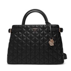 Torebka Guess. Czarne torebki klasyczne Guess, z aplikacjami, bez dodatków. Za 679.99 zł.