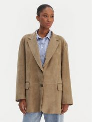 Weekend Max Mara Marynarka Cedro 2615441051 Khaki Relaxed Fit. Brązowe marynarki i żakiety Weekend Max Mara, m, bez wzorów, ze skóry. Za 2,939.00 zł.