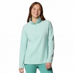Bluza polarowa damska Columbia Glacial IV Half Zip. Zielone bluzy Columbia, bez wzorów, z polaru, bez kaptura. Za 104.99 zł.