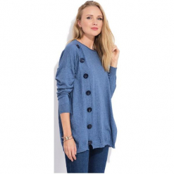 Fille Du Couturier Sweter Damski Bethanie 38 Niebieski. Swetry marki Fille Du Couturier. Za 269.00 zł.