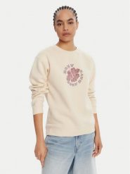 Roxy Bluza Vl Surf Stoked Hoodie Brushed ERJFT05028 Beżowy Regular Fit. Brązowe bluzy Roxy, m, bez wzorów, z bawełny, bez kaptura. Za 229.99 zł.