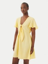 Vero Moda Sukienka codzienna Vira 10340739 Żółty Regular Fit. Żółte sukienki Vero Moda, na co dzień, xs, bez wzorów, z wiskozy, bez kołnierzyka, bez ramiączek, proste. Za 179.99 zł.