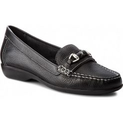 Mokasyny SERGIO BARDI - Gruerio SS127370618KD 101. Czarne mokasyny Sergio Bardi, z aplikacjami, z materiału, bez obcasa. W wyprzedaży za 119.00 zł.