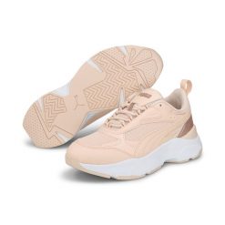 Buty Sportowe Damskie Puma CASSIA DISTRESSED. Czerwone obuwie sportowe Puma, bez zapięcia. Za 231.99 zł.
