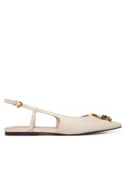 Coccinelle Baleriny C-Me E4 SB3 21 02 01 Biały. Białe baleriny Coccinelle, bez wzorów, ze skóry, bez obcasa. Za 849.99 zł.