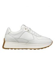 Geox Skórzane sneakersy "Amabel" w kolorze białym rozmiar: 37. Białe trampki Geox, bez wzorów, bez zapięcia. Za 252.94 zł.