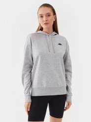 Kappa Bluza 710067 Szary Regular Fit. Szare bluzy Kappa, xl, bez wzorów, z bawełny, bez kaptura. Za 89.99 zł.