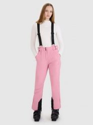 4F Spodnie narciarskie w kolorze jasnoróżowym rozmiar: S. Różowe spodnie narciarskie 4f, m, bez wzorów, narciarskie. Za 227.85 zł.