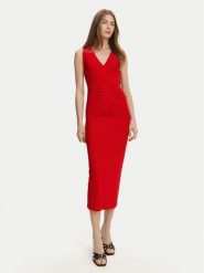 Marella Sukienka koktajlowa Harald 2513621022 Czerwony Slim Fit. Czerwone sukienki Marella, m, bez wzorów, z wiskozy, wizytowe, bez kołnierzyka, bez ramiączek. Za 759.99 zł.