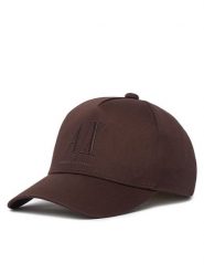 Armani Exchange Czapka z daszkiem XW001179 AF14711 U6032 Brązowy. Brązowe czapki Armani Exchange, bez wzorów, z bawełny. Za 289.99 zł.