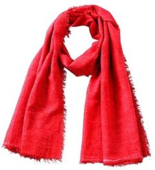 Czerwony szalik James & Nicholson Gipsy Spray Chili. Czerwone szaliki Erima, na jesień, bez wzorów, z bawełny, eleganckie. Za 106.99 zł.